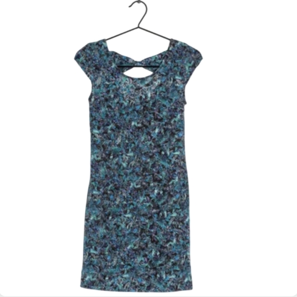 NWT Free People Everything Nice Cap Sleeve Mini Dress Midnight Blue Size 12 - Picture 2 of 10